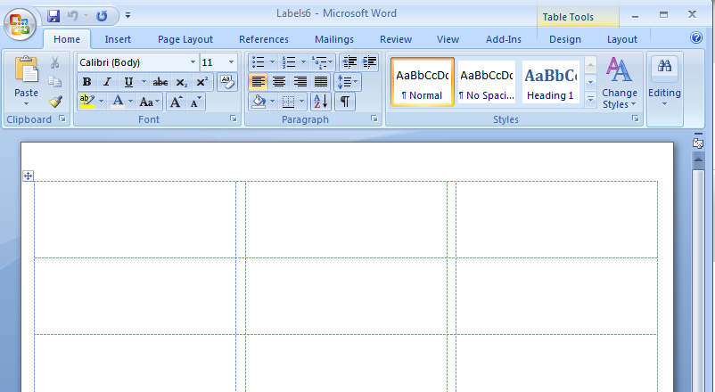 Does Microsoft Word Have A Label Template